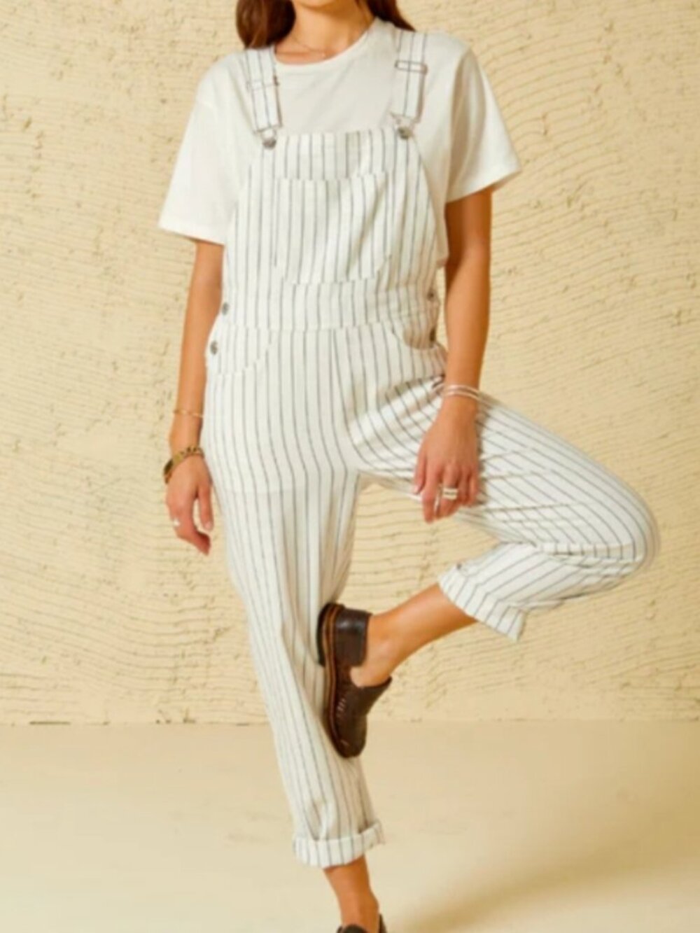 Cotton On Stripped Denim Overalls US SIZE 4